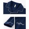 New Men Pajamas Autumn Winter Cotton Long-sleeved Loungewear Cotton Padded Plus Homewear Plus Plus Plus Size Sleepwear Suit