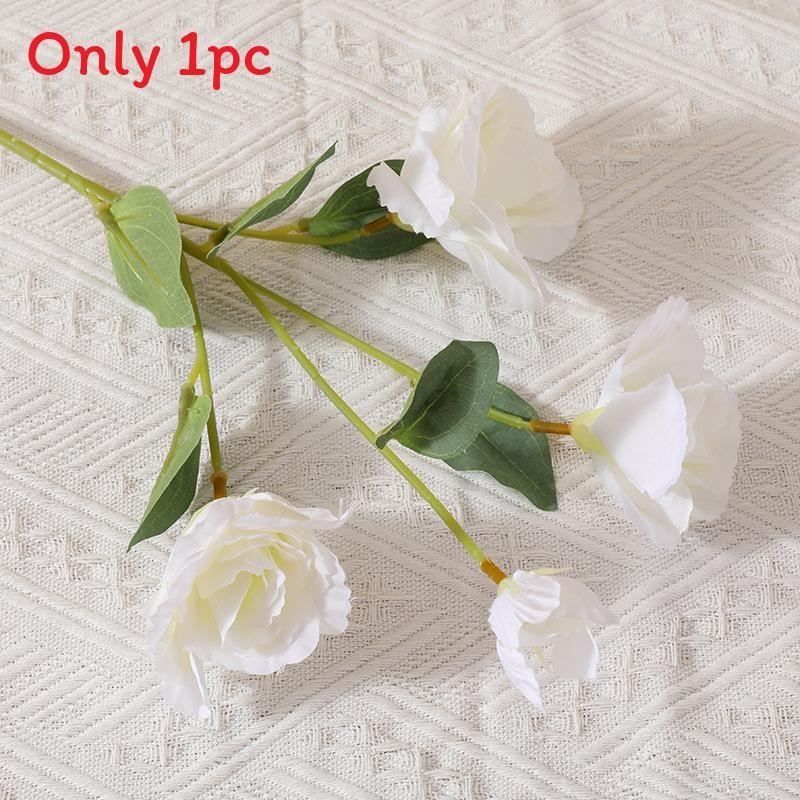 Luxury Silk Eustoma Floral Centerpiece For Wedding Decor Home Photography Styling