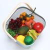 Kitchen Storage Drain Basket Portable Fruit Storage Basket Household Stainless Steel Multi Portable Shopping Camping Basket