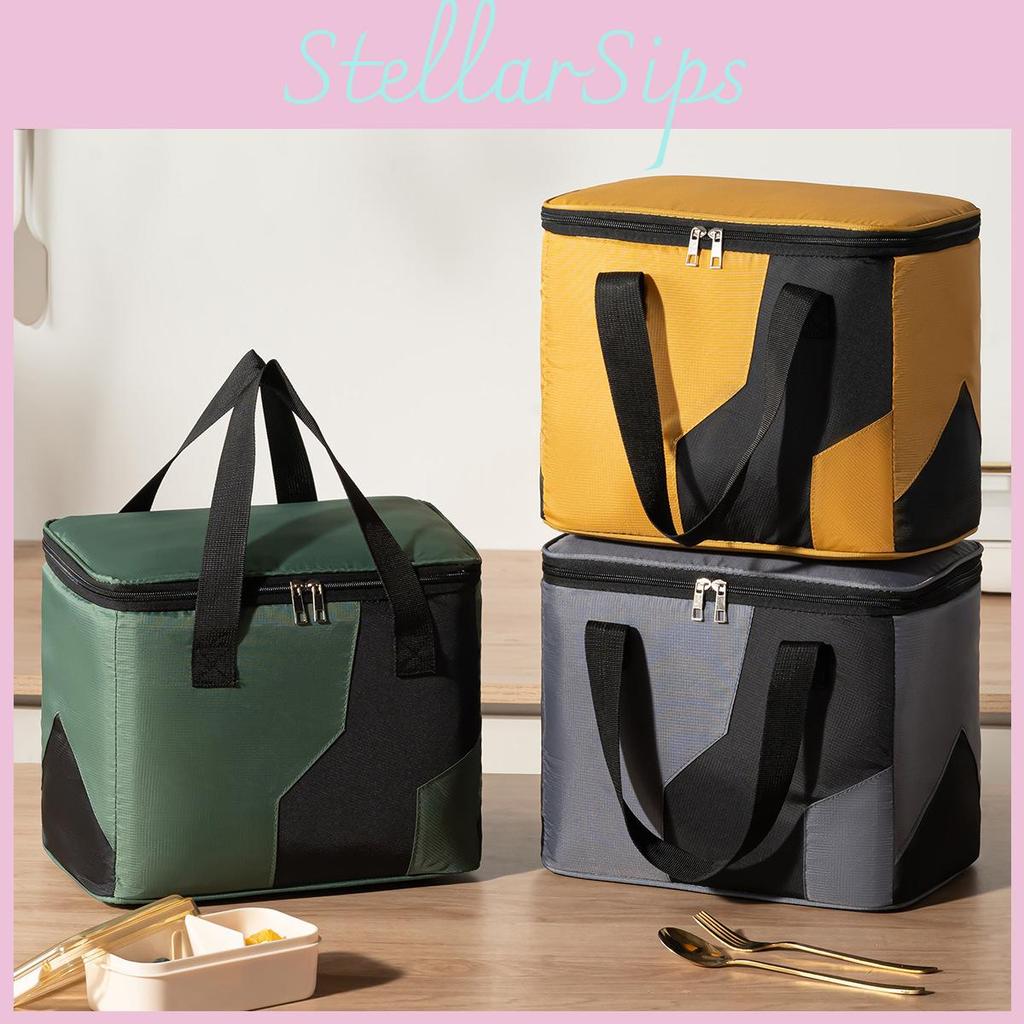 Modern Simplistic Insulated Lunch Box With Waterproof Material For Commuting And Travel