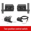 Waterproof Dual-Color Spotlight Switch for Electric Car Mirror Installation