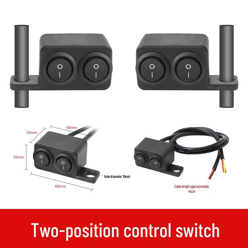 Waterproof LED Turn Signal & Headlight Switch for Electric Motorcycles