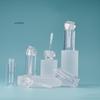 1/3 st 3/6 ml Diamant Klar Tom Läppglansbehållare Plast Återfyllningsbar Kosmetisk Läppstift Behållare Provflaska för Smink