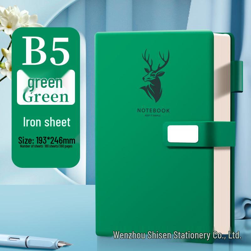 A5 Business Schnallen Notizbuch Set: Benutzerdefinierter Verdickter Notizblock mit Geschenkbox für Büromeetings