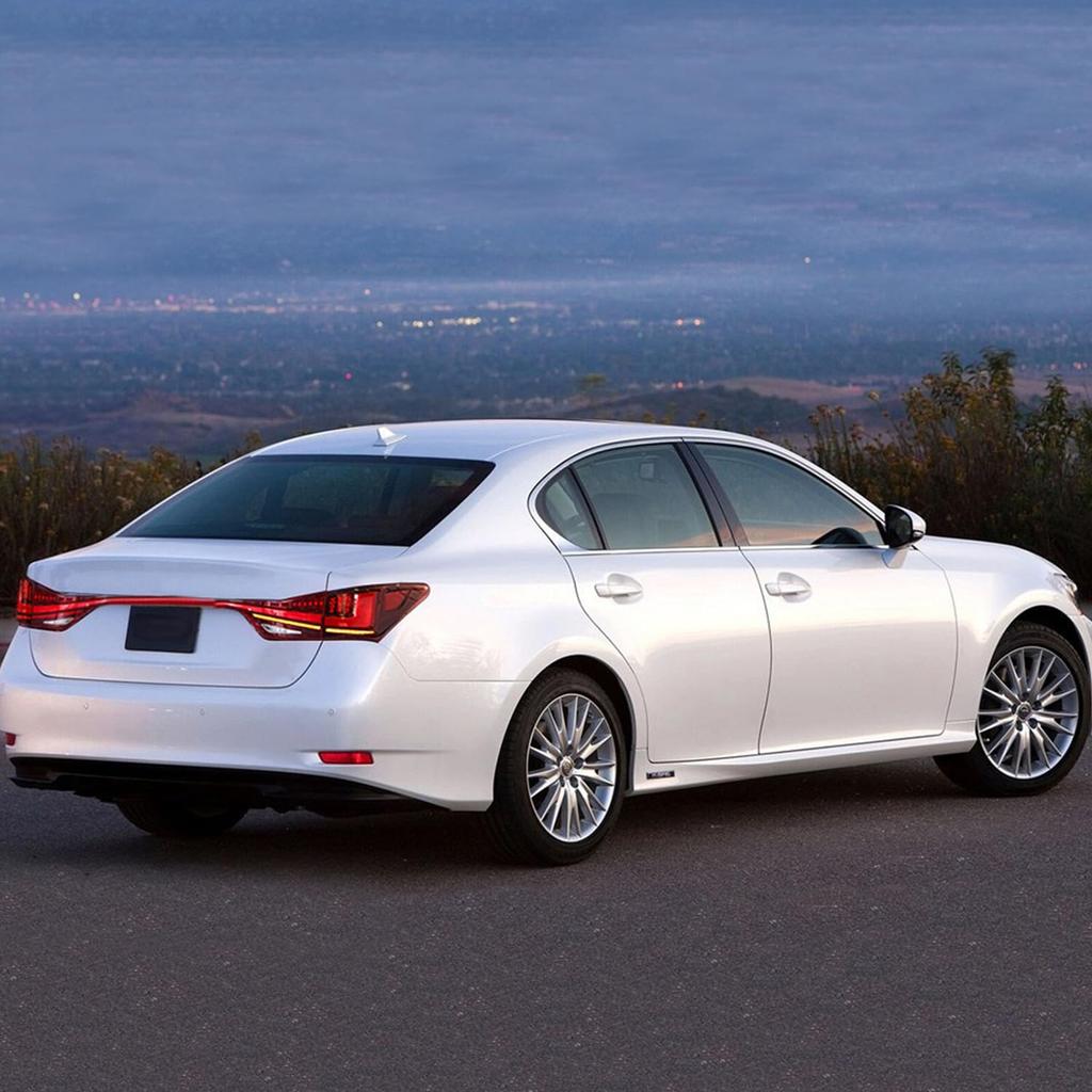 HCMOTIONZ Tail Lights for Lexus GS 250 300h 350 F 450h 4th Generation Model Daytime Running Lights with Opening Motion Flowing Turn Signals and Tail