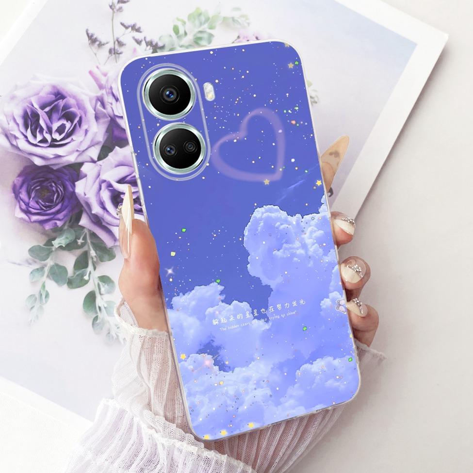 Clear Casing For Huawei Nova 10SE BNE-LX1 BNE-LX3 BNE-AL00 Cover For Huawei Nova 10 SE Case Fashion Butterfly Funny Cute Painted