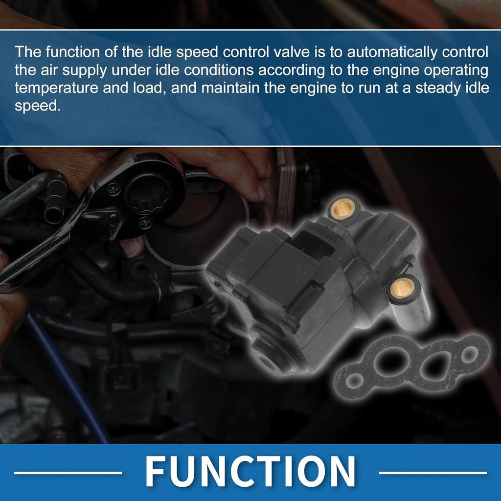 Car Idle Air Control Valve for BMW 318I 1996-1999 Replace No.13411247988 IACV Idle Motor Idle Air Control Valve for Stable Engine Operation