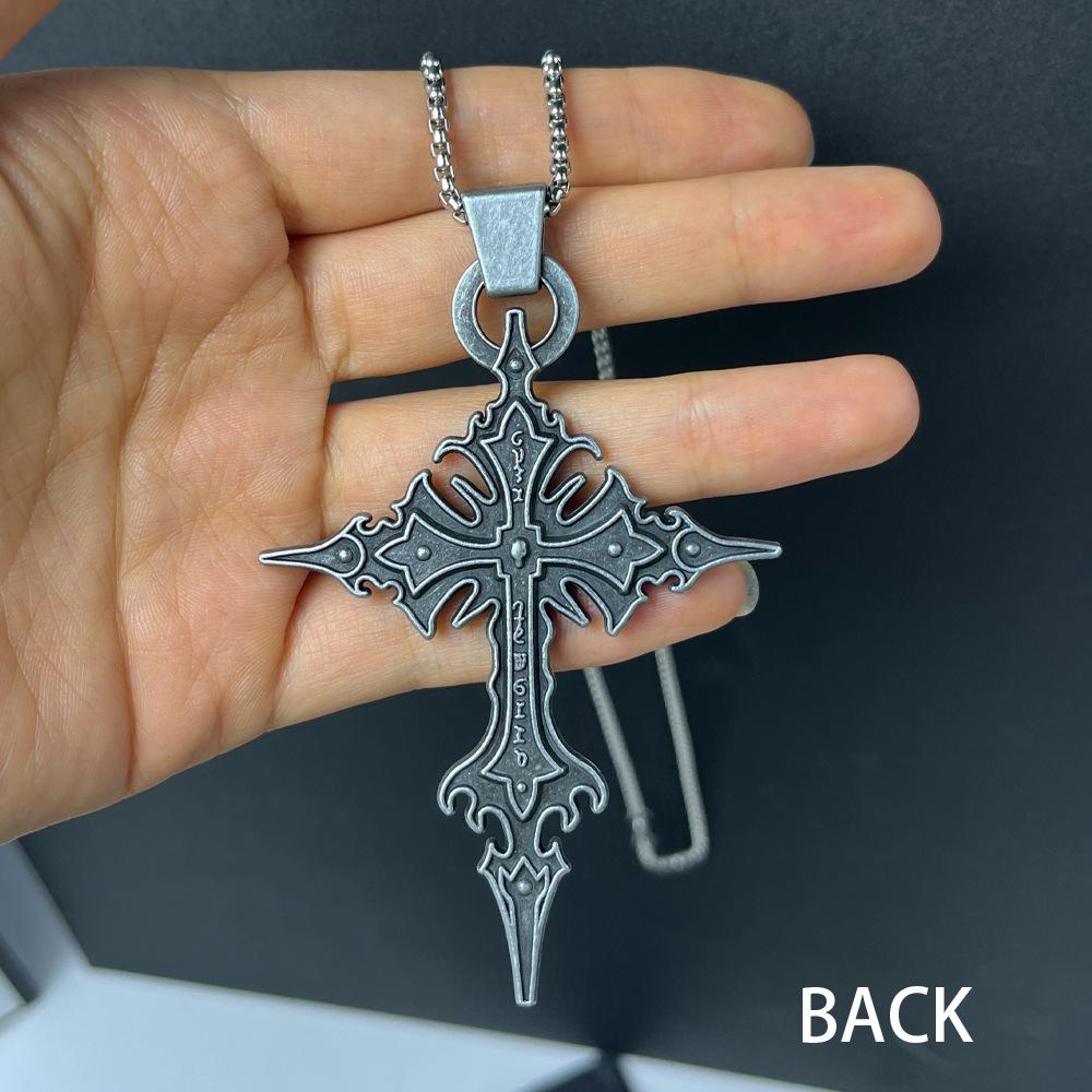 Personalized Retro Gothic Skull Pendant Necklace - European American Fashion Jewelry