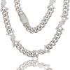 Zircon Cuban Chain: Versatile Cross-Border Hip-Hop Jewelry, European & American Fashion for Couples