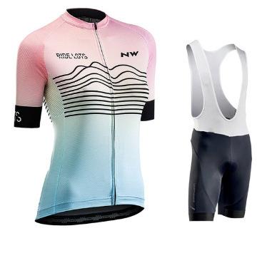 NW cycling suit short-sleeved suit road cycling suit women's summer slim-fitting cycling shorts perspiration breathable
