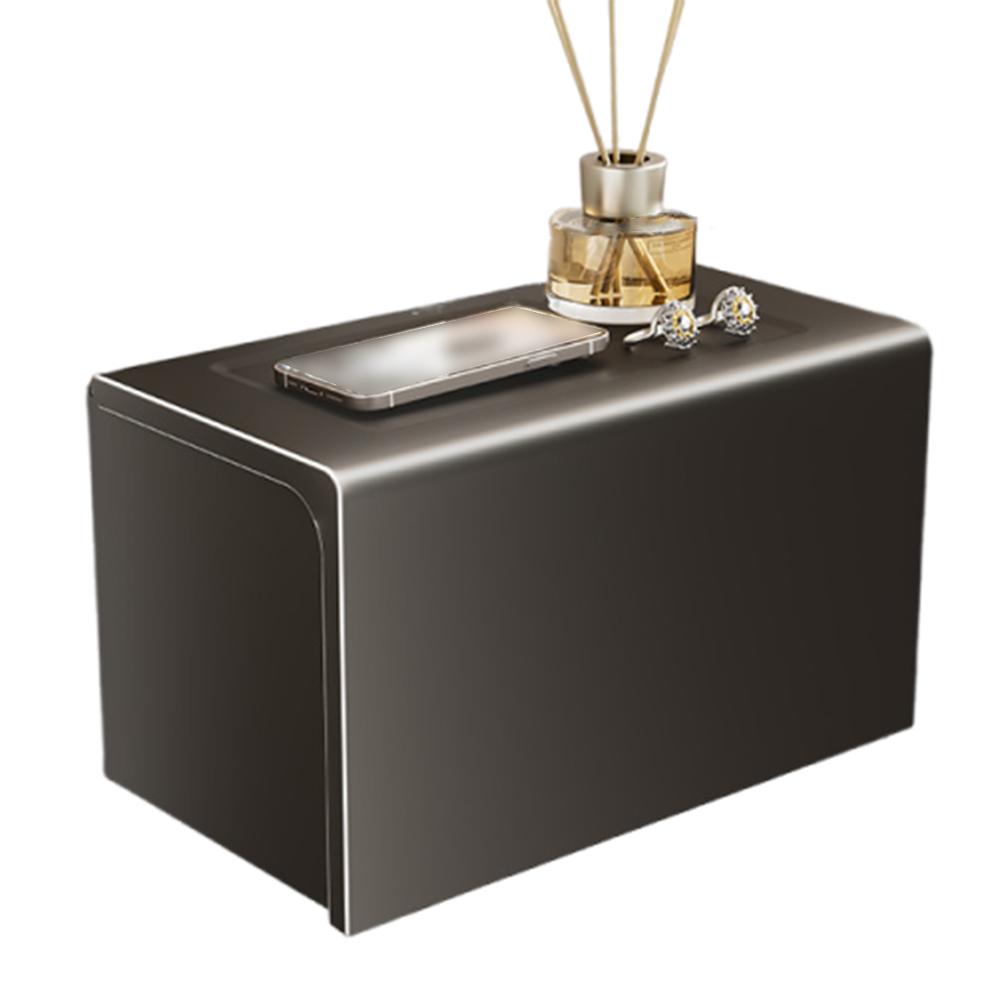 

Водонепроницаемая стойка для хранения рулонной бумаги, держатель для бумажных полотенец без пробивания отверстий, кухонные принадлежности чёрный