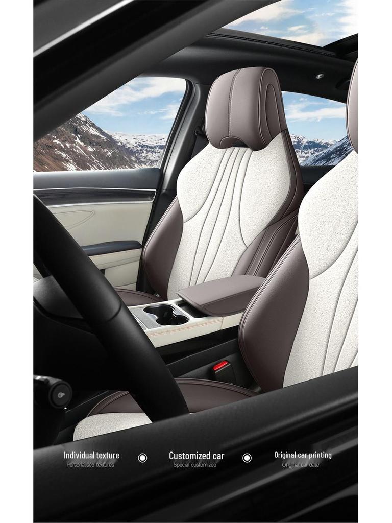 BYD Song Plus DMMI EV Sätesskydd: Fulltäckande, 25-delars set, Biltillbehör, Sitskuddar