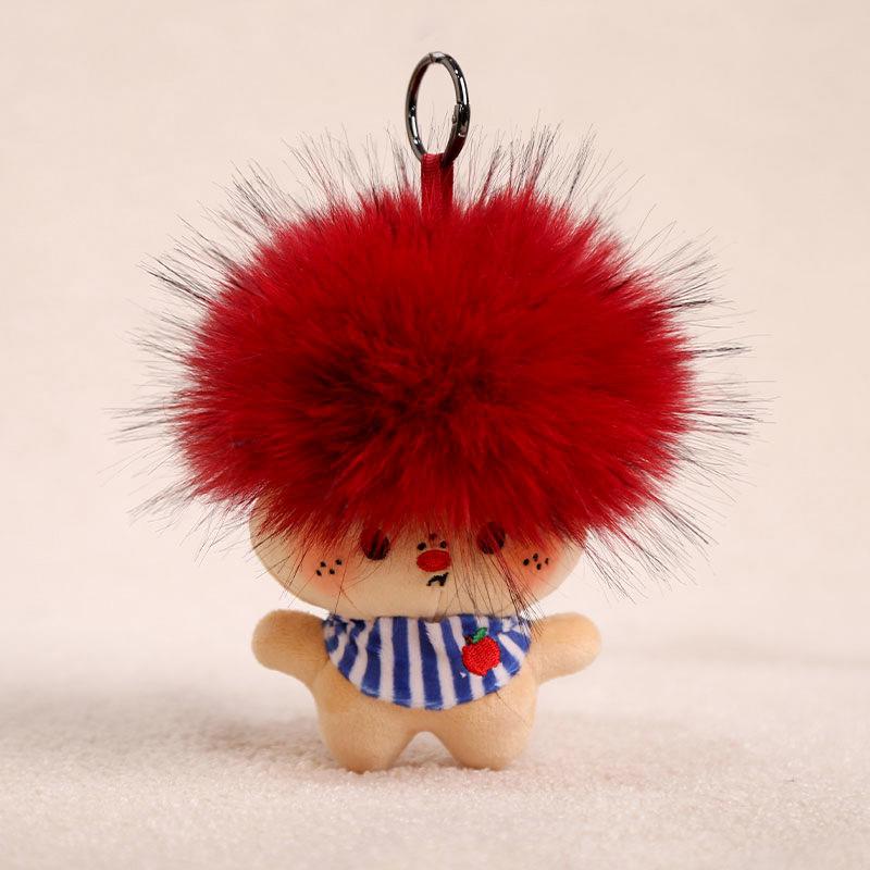 New Grilled Hair Doll Second Explosion Hair Doll Plush Doll Funny Ugly Cute Doll Bag Pendant Gift