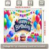 2D Kids Bright Confetti Birthday Party Photo Booth Banner