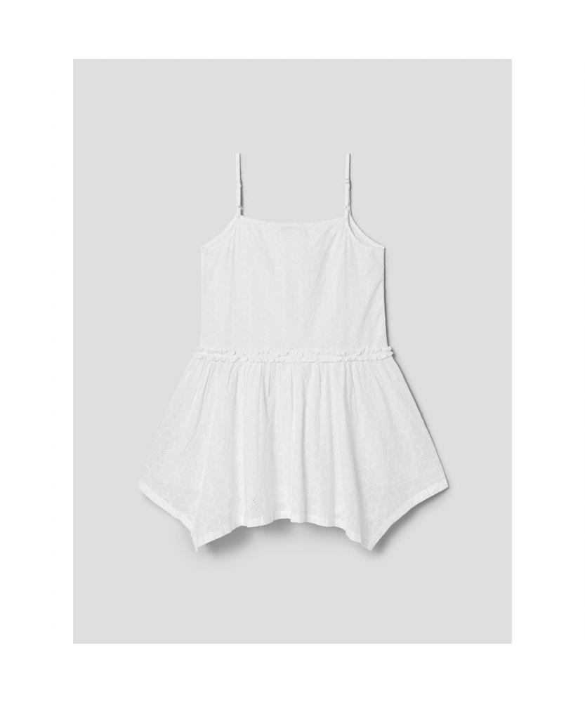 8SECONDS Eyelet Mini Dress White