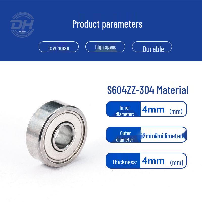 Stainless Steel Bearings S6000, S6001, S6002, S603, S604 - 304 Material