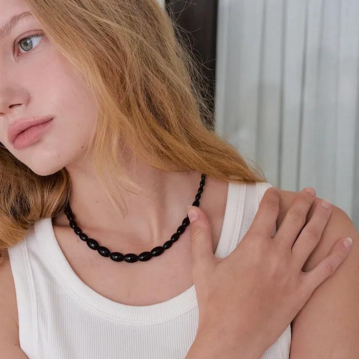 Onyx Gradation Necklace