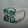 KAMMPT Round Sunglasses New Fashion Punk Funny Gradient Casual Sun Glasses Trendy Chic Brand Design Patchwork Decor Shades