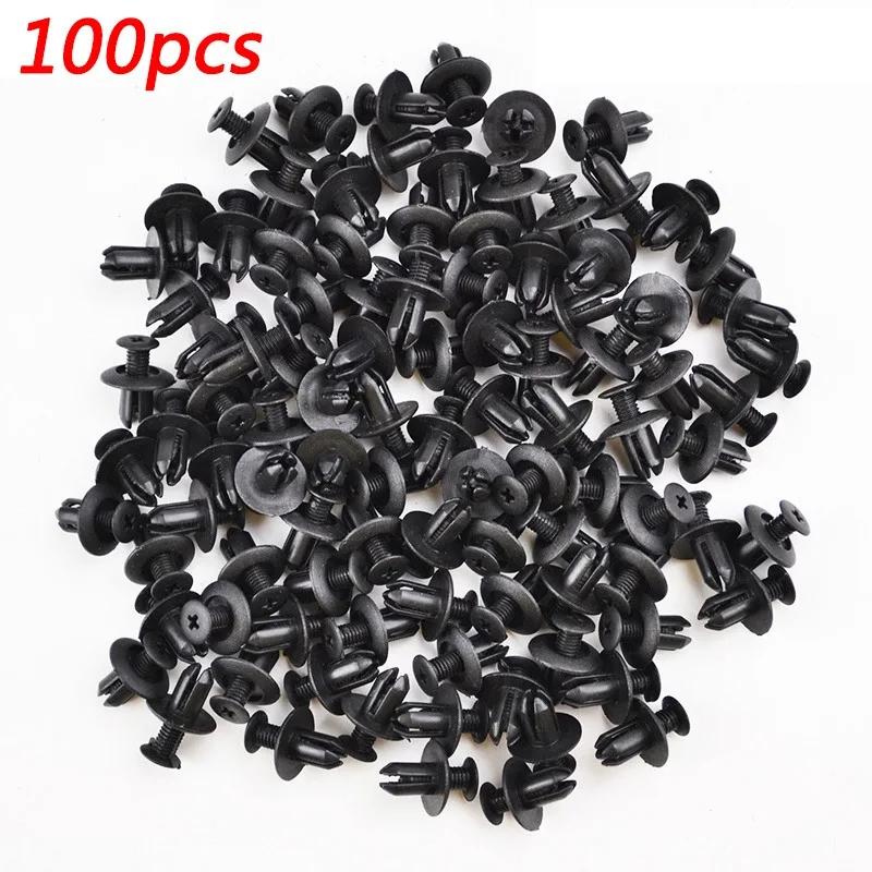 Mehrgrößen Auto Befestigungsclips Nietstift Schnappverschluss Nylon Türverkleidung Nagel Halter Stoßstange Kunststoff Schraube Befestigungselemente Nägel Set