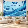 Napoli FC Wall Tapestry, Soft Fabric Wall Hanging, Decorative Backdrop For Bedroom Home Wall Art