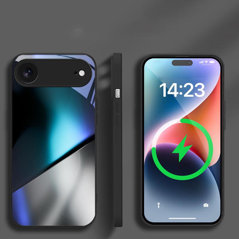 Mysterious color and light For iPhone 17 Pro Max 16E 15 Pro 14 13 Plus 12 mini 11 XR Xs 7 8 16 Air For Magsafe Glass Phone Case