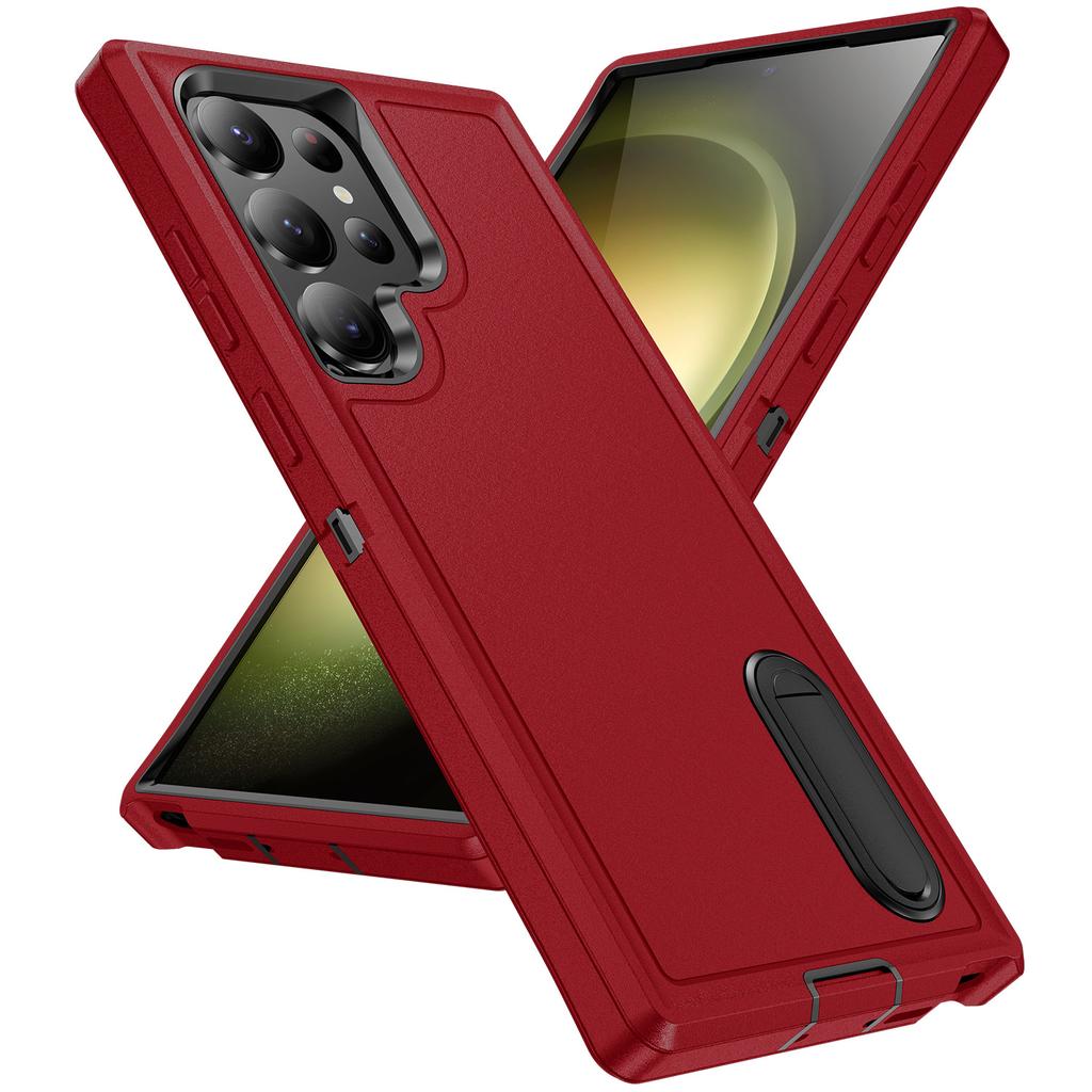 Applicable To Samsung S26Ultra Three-proof Mobile Phone Case S25Ultra Bracket S24Ultra Anti-drop Protective Case