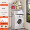 Extendable No-Drill Over-Washing Machine Storage Shelf