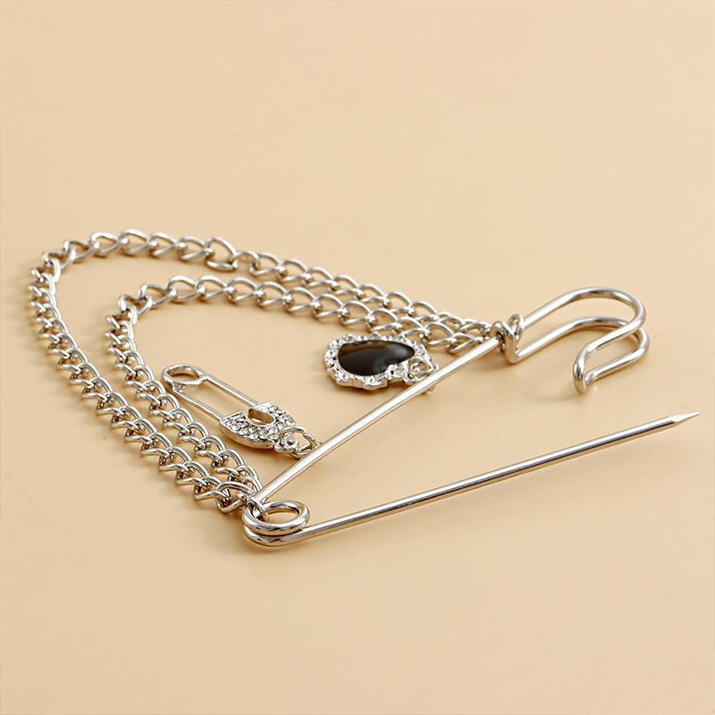 Elegante Perlenketten Quastenbrosche Mode Damen Kleidung Dekor Accessoires Schmucknadel Hosen Taillenverstellstifte Taschenanhänger Geschenke