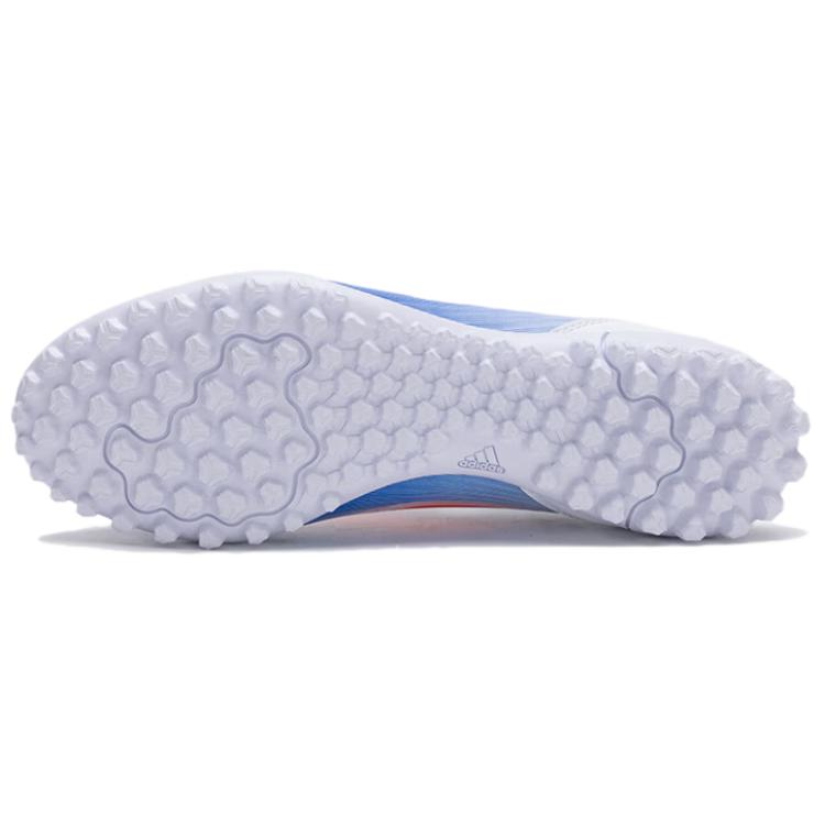 Adidas F50 Series Club Comfortable TF (Rubber Studs) Artificial Turf Soccer Shoes Unisex Soccer Shoes Blue White Orange IF1348