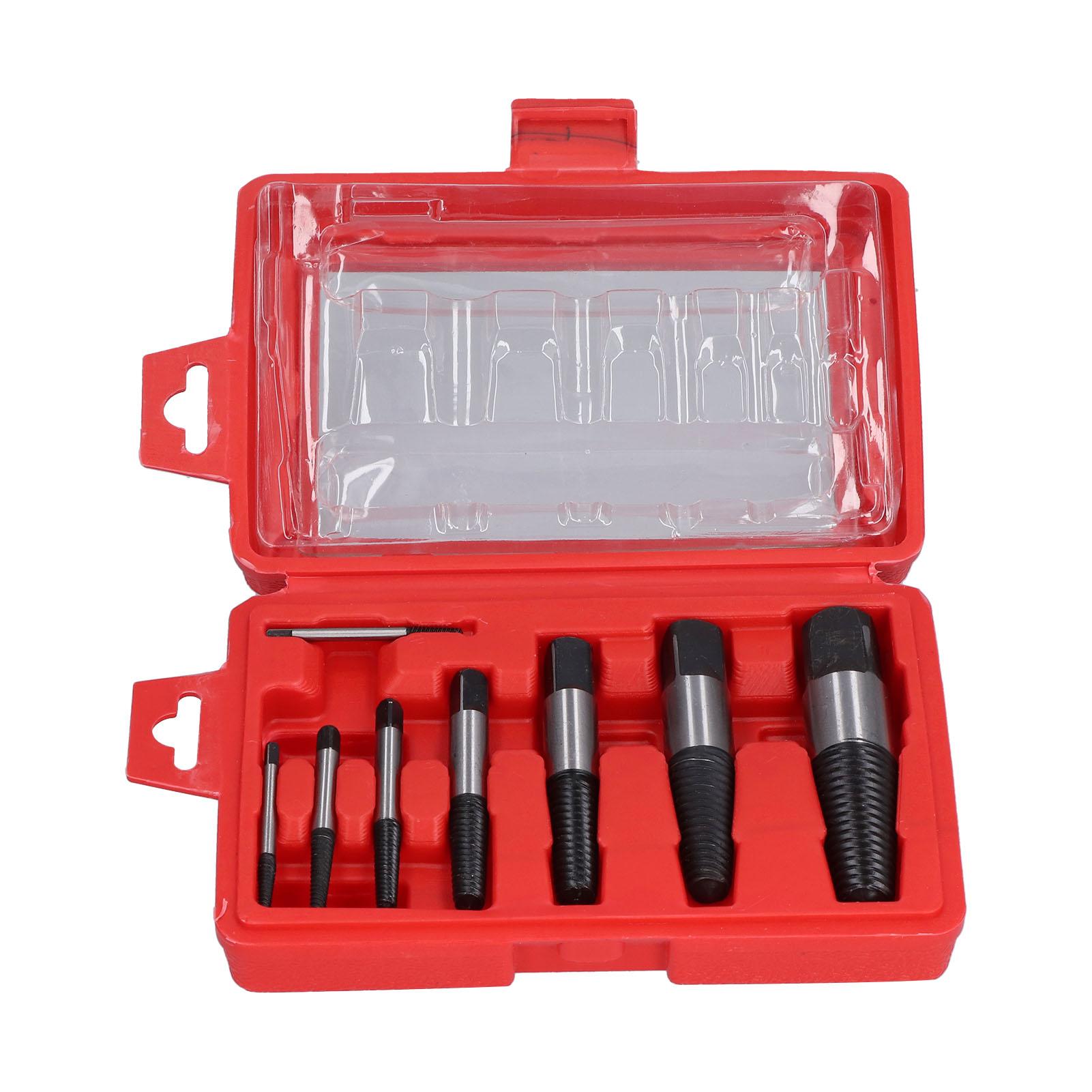 

Набор экстракторов сломанных винтов из быстрорежущей стали, универсальный, для болтов и водопроводных труб, 8 шт.