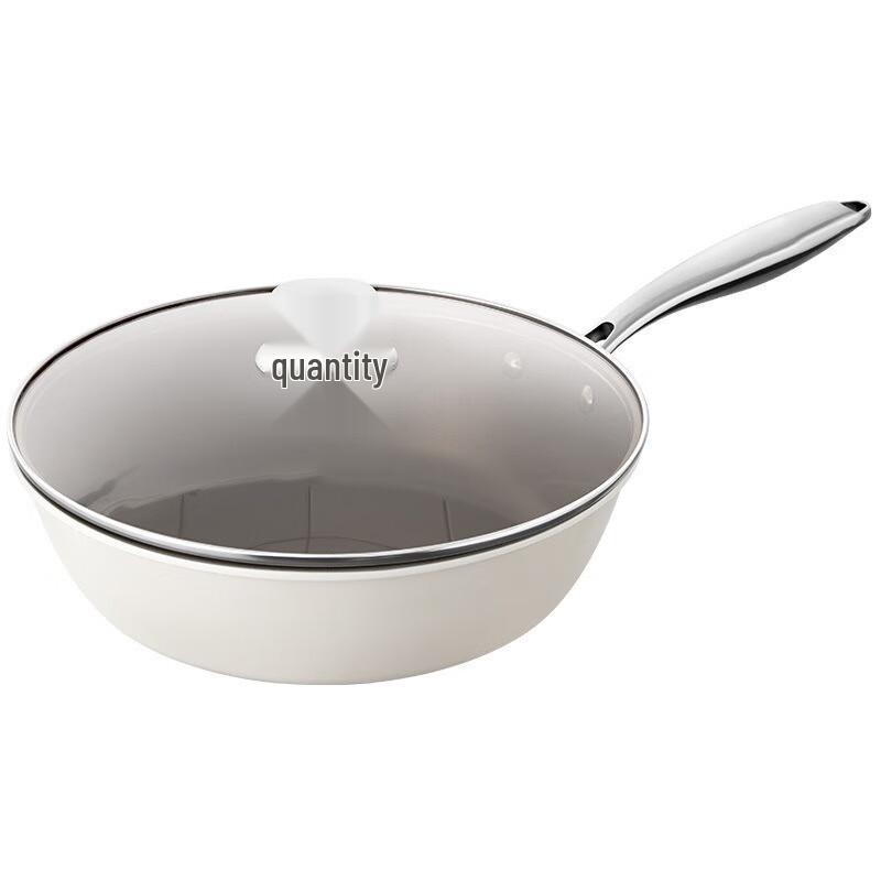 Utop 28cm Ceramic Non-Stick Frying Pan with Lid