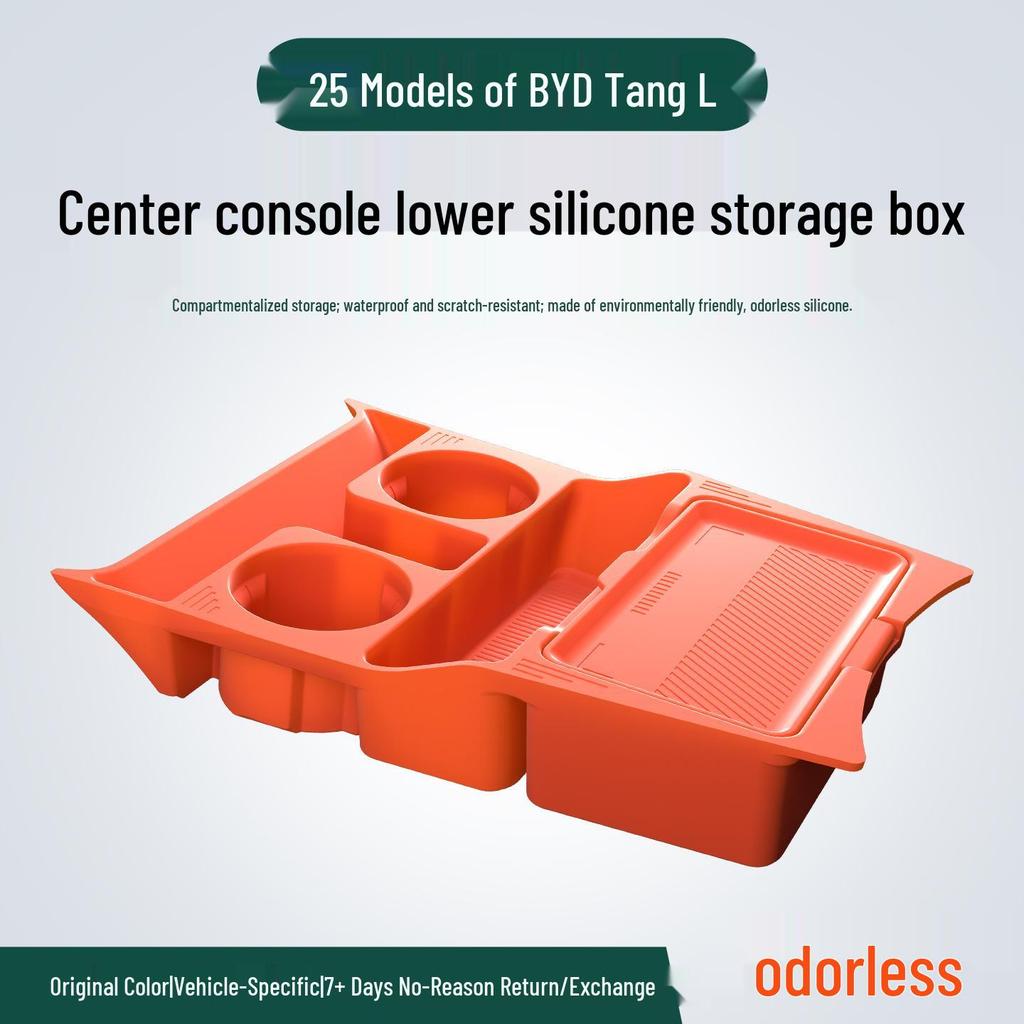 BYD Tang L Center Console Storage Box - Interior Decorative Accessory for 25 Models