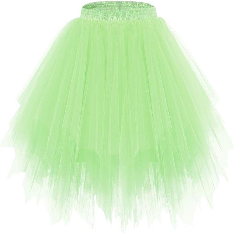 Mesh Princess Tutu Skirt for Kids - Puffy Ballet Dance Costume Skirt