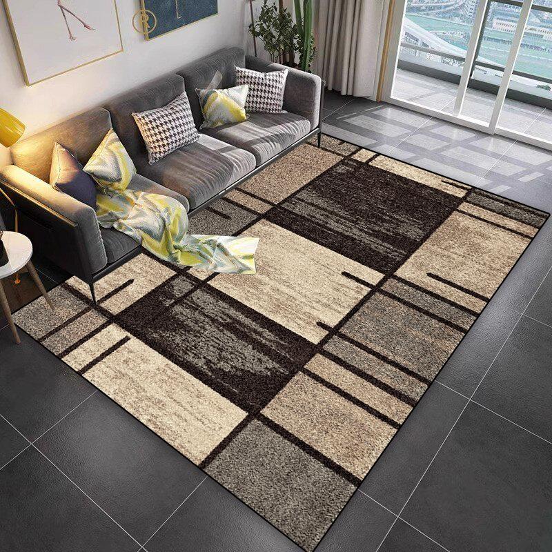 Lattice Design Carpet Living Room Geometric Pattern Decoration Sofa Non-slip Rugs 200x300 Lounge Short Velvet Coffee Tables Mats