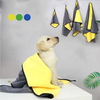 Quick-drying Pet Dog Towel Bath Absorbent Towel Soft No Shed Hair Cats Bath Towels For Dogs Cats Bath Towel Pet Accessories