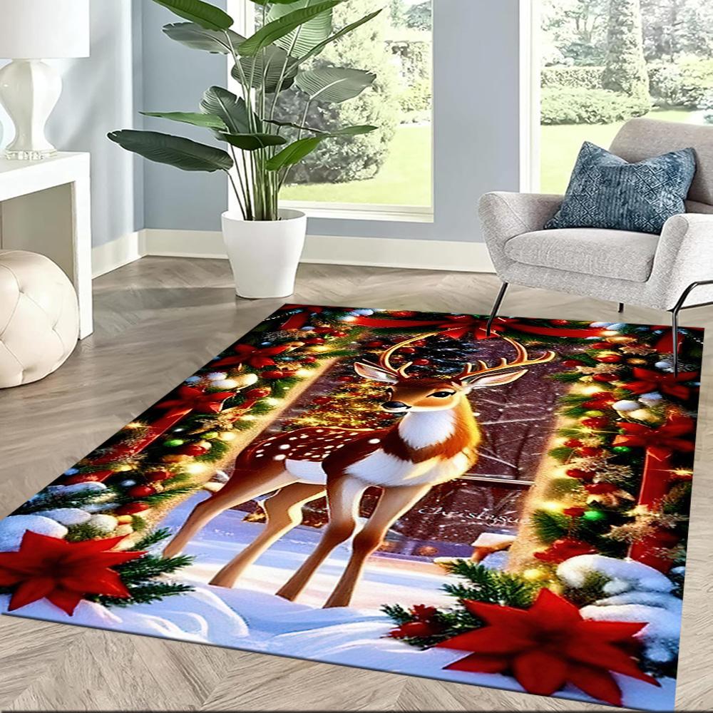 Christmas 369 Carpet Perfect for Kitchen Game Room Living Rooms Entryway Antislip Carpet Anime Office Decor Perfect Birthday/Christmas Gift Idea