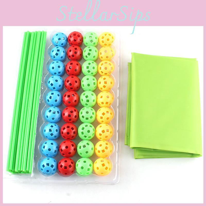 Indoor Childrens Assembly Kit With Balls And Sticks For Creative Play