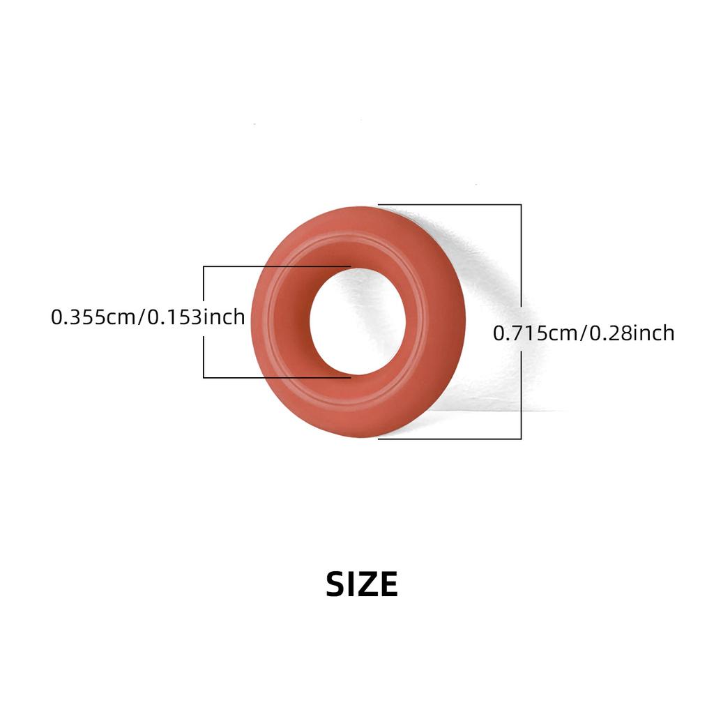 7.15*3.55*1.8MM Coffee Machine Pressure Tube Seal Ring Silicone O-Ring Compatible with Saeco Philips 3