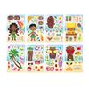 8Pcs Diy Stickers Puzzle Face Changing Stickers Animal Assemble Game Montessori Cognition Educational Toys For Children Kids