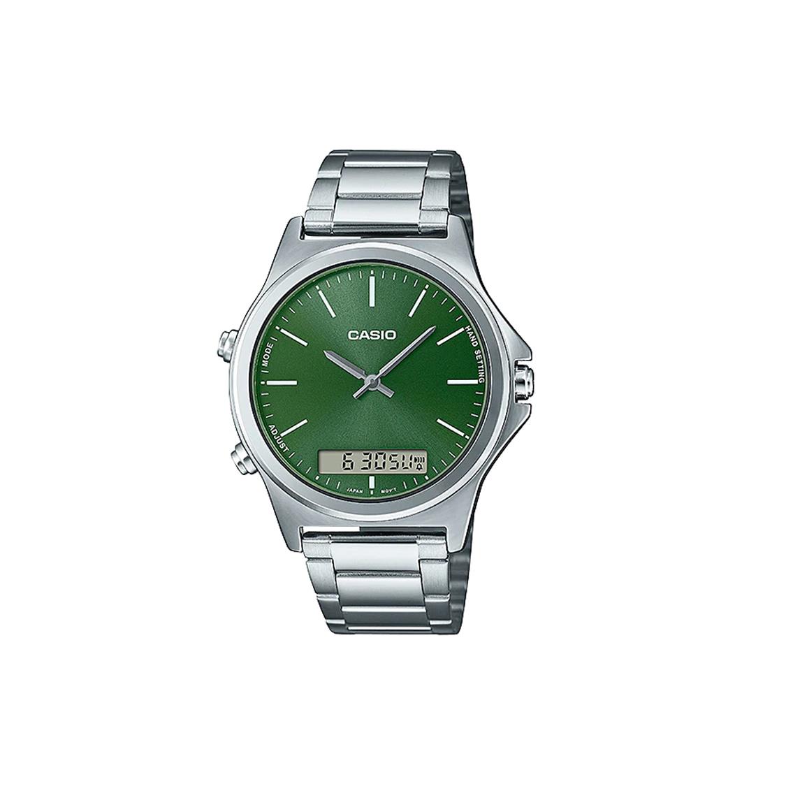 CASIO Men Standard Series Green Watch MTP-VC01D-3E MTP-VC01D-3E Green Dial