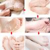 Jaysuing Fruit Acid Exfoliating Foot Mask Gently Exfoliates, Softens Calluses, Rejuvenates Skin, Moisturizes and Moisturizes Beautiful Feet