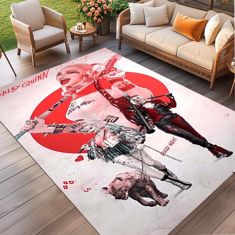 Superhero Print Rug, Washable Floor Carpet, For Entryway Dorm Laundry Room Office Study, Home Decor Birthday Christmas Gift