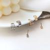 3 pcs/lot Clip Earrings with Piercied Black Silver Women's Ear Cuff Cool Stuff for Girls Punk Hiphop Ear Decoration