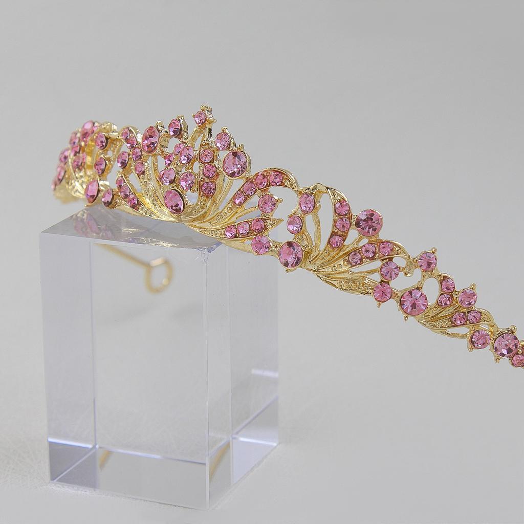 High-End European Crystal Queen Bridal Headgear Crown Princess Crown Wedding Hair Accessories Wedding Dress High-End Sense Accessories