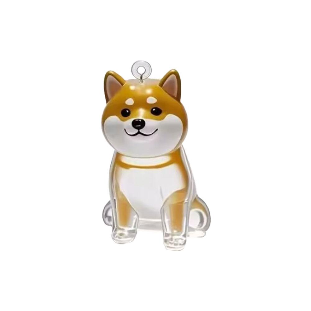 Clear Puppy Hair Memorial Keepsake Capsule Pet's Dog Fur Container DIY Pendant Keychain Decor Pet Lovers Home Display Gifts