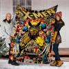 1pc X Men Outdoor Flannel Throw Blanket Soft, Lightweight & Warm for Sofa, Office