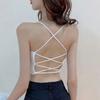 Women Bras Back Cross Bandage Sexy Long Bras Girls Simple Underwear Tank Tops Inner Wear Lady Crop Tops