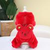 Cute Bear-Print Dog Sweater Winter Warm 4-Legged Pet Coat Small To Large Dogs In