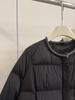 2026 Korean Style Women's Short Down Jacket: Warm, Padded, Round Neck