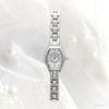 Fieldwork Women's Analog Watch with Metal Band, Nickel-Free, Barrel Shape, Silver, NF Primo ST283-1